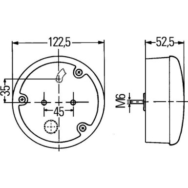 Hella | Heckleuchte | 2SD 964 169-331