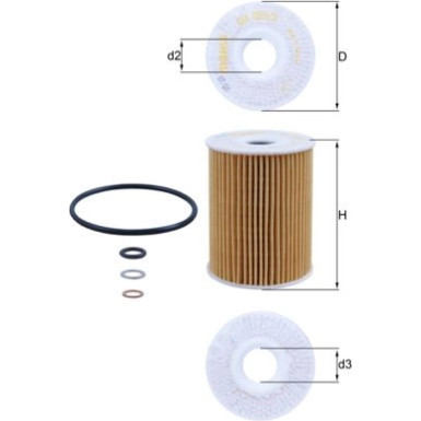OX 355/3D Ölfilter OX 355/3D Ölfilter