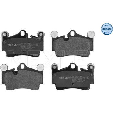 025 236 9417 Bremsbelagsatz, Scheibenbremse MEYLE-ORIGINAL: True to OE.