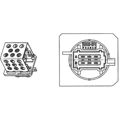 ABR 89 000P Widerstand, Innenraumgebläse BEHR *** PREMIUM LINE ***