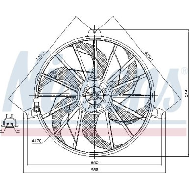85512 Lüfter, Motorkühlung
