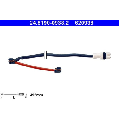 24.8190-0938.2 Warnkontakt, Bremsbelagverschleiß