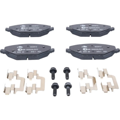 13.0460-2612.2 Bremsbelagsatz, Scheibenbremse