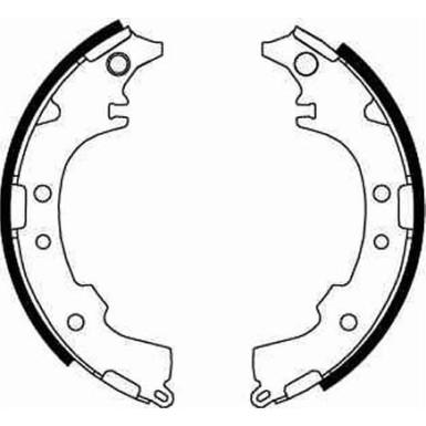 GS8652 Bremsbackensatz GS8652 Bremsbackensatz