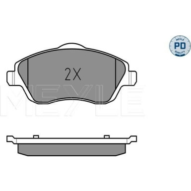 025 232 2517/PD Bremsbelagsatz, Scheibenbremse MEYLE-PD: Advanced performance and design.