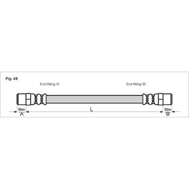 4110051 Bremsschlauch