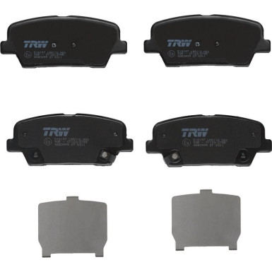 TRW Bremsbelagsatz, Scheibenbremse COTEC GDB3499