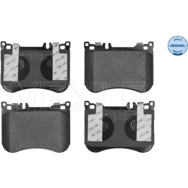 025 257 0617 Bremsbelagsatz, Scheibenbremse MEYLE-ORIGINAL: True to OE.