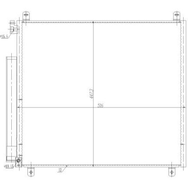 350497 Kondensator, Klimaanlage EASY FIT