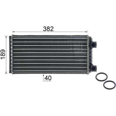 Mahle | Wärmetauscher, Innenraumheizung | AH 133 000P