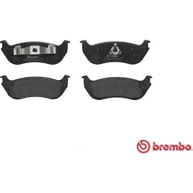 Brembo | Bremsbelagsatz, Scheibenbremse | P 24 068