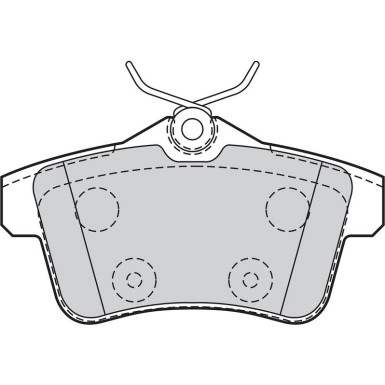 Valeo Bremsbelagsatz, Scheibenbremse ESSENTIAL 302126