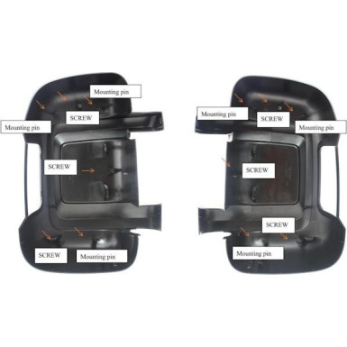 1651841 Abdeckung, Außenspiegel * HAGUS *