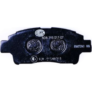Hella | Bremsbelagsatz, Scheibenbremse | 8DB 355 017-071