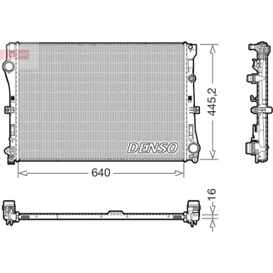 Denso | Kühler, Motorkühlung | DRM45029