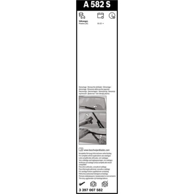 BOSCH A 582 S Scheibenwischer Aerotwin 3 397 007 582
