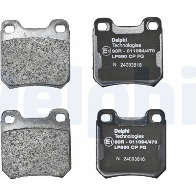 LP590 Bremsbelagsatz, Scheibenbremse