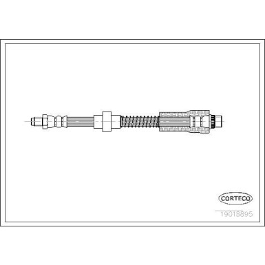 Corteco | Bremsschlauch | 19018895
