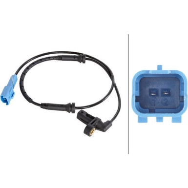 Hella | Sensor, Raddrehzahl | 6PU 012 806-071