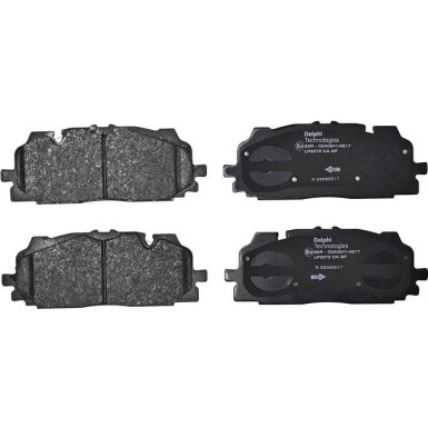 Delphi | Bremsbelagsatz, Scheibenbremse | LP3272 Delphi | Bremsbelagsatz, Scheibenbremse | LP3272
