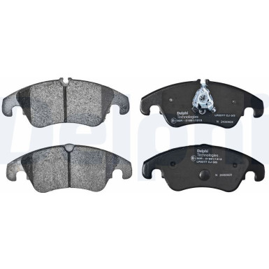 Delphi | Bremsbelagsatz, Scheibenbremse | LP2077