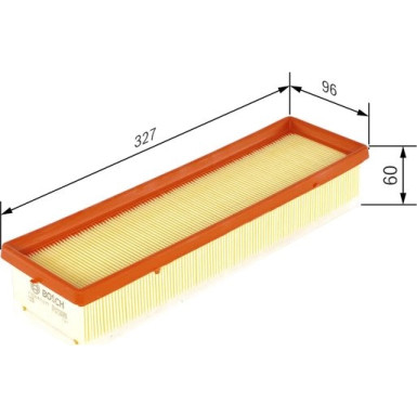 BOSCH F 026 400 377 Luftfilter BOSCH F 026 400 377 Luftfilter