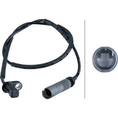 Hella | Sensor, Raddrehzahl | 6PU 012 039-751 Hella | Sensor, Raddrehzahl | 6PU 012 039-751
