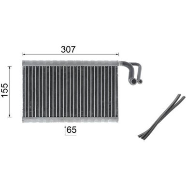 Mahle | Verdampfer, Klimaanlage | AE 68 000P