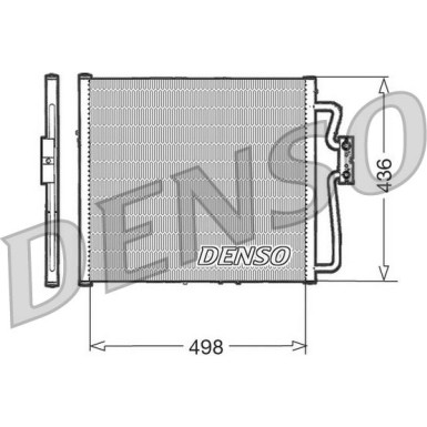 Denso | Kondensator, Klimaanlage | DCN23009