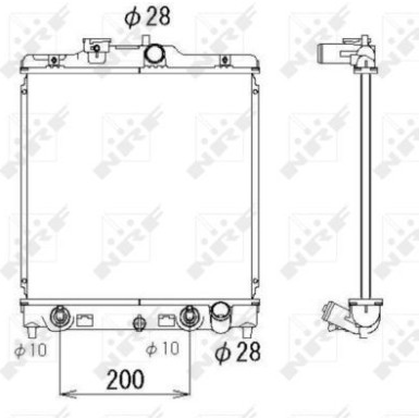 536355 Kühler, Motorkühlung