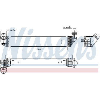 96200 Ladeluftkühler ** FIRST FIT ** 96200 Ladeluftkühler ** FIRST FIT **