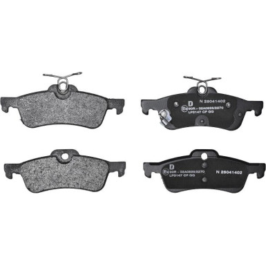 Delphi | Bremsbelagsatz, Scheibenbremse | LP3147