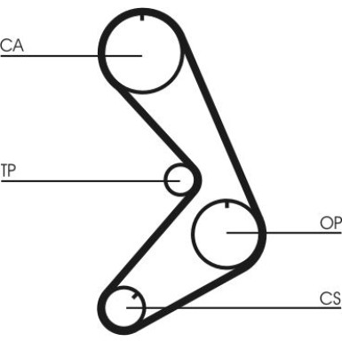 CT749 Zahnriemen CT749 Zahnriemen