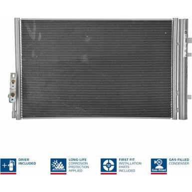 940226 Kondensator, Klimaanlage ** FIRST FIT **