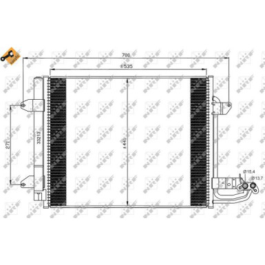 35521 Kondensator, Klimaanlage EASY FIT 35521 Kondensator, Klimaanlage EASY FIT