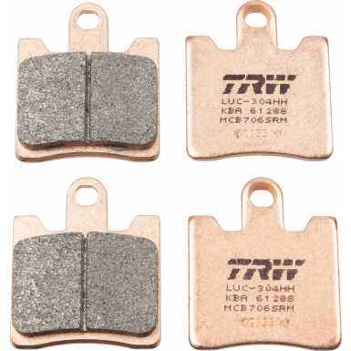 TRW | Bremsbelagsatz, Scheibenbremse | MCB706SRM