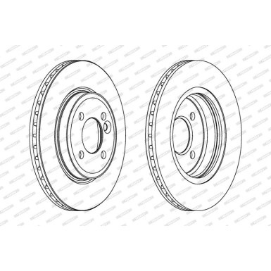 Ferodo Bremsscheibe PREMIER Coat+ disc DDF1127C