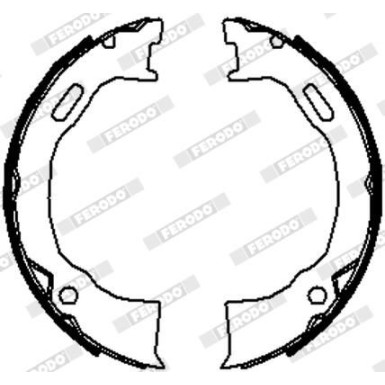 FSB4070 Bremsbackensatz, Feststellbremse PREMIER