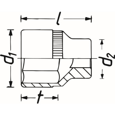 Hazet | Steckschlüsseleinsatz | 1100SLG-32