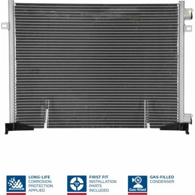Nissens | Kondensator, Klimaanlage | 940109