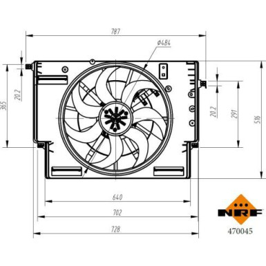 470045 Lüfter, Motorkühlung