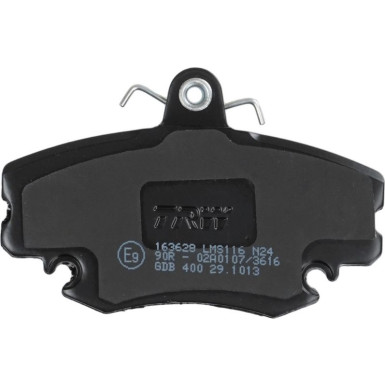 GDB400 Bremsbelagsatz, Scheibenbremse COTEC