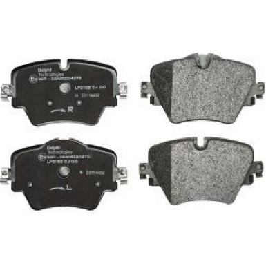 Delphi Bremsbelagsatz, Scheibenbremse LP3182