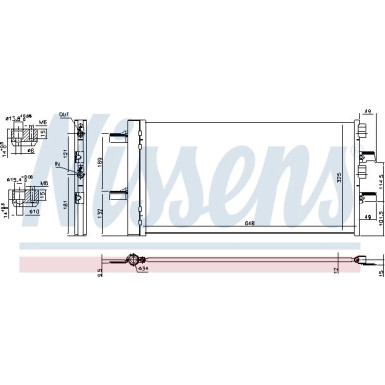 940741 Kondensator, Klimaanlage ** FIRST FIT **