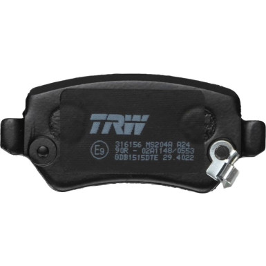 TRW Bremsbelagsatz, Scheibenbremse DTEC COTEC GDB1515DTE