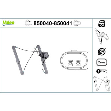 Valeo | Fensterheber | 850040