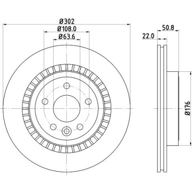 Hella | Bremsscheibe | 8DD 355 116-191