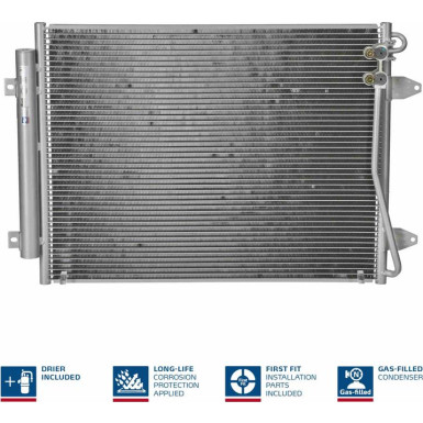 94832 Kondensator, Klimaanlage ** FIRST FIT ** 94832 Kondensator, Klimaanlage ** FIRST FIT **