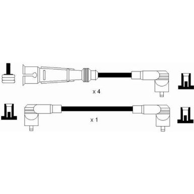 0947 Zündleitungssatz