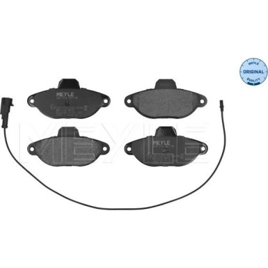 Meyle Bremsbelagsatz, Scheibenbremse MEYLE-ORIGINAL: True to OE 025 214 3617/W